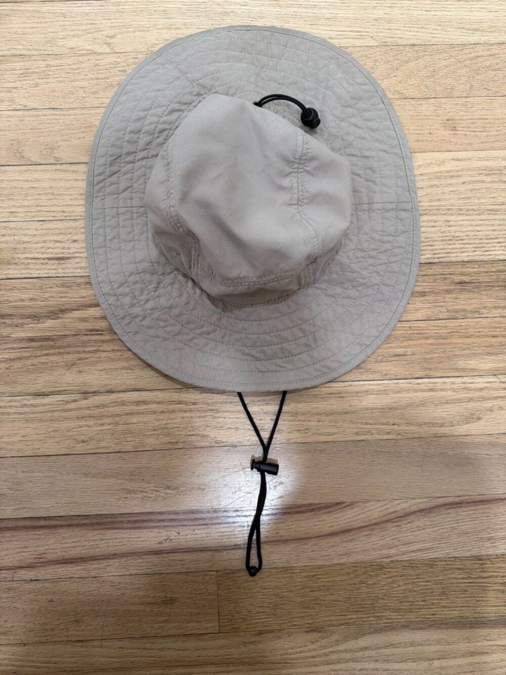 Field and Stream Packable Sun Hat One Size Fits All Tan Black Chin Strap